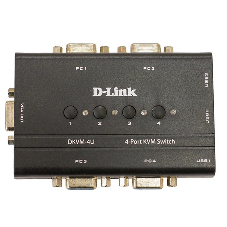سوئیچ 4 پورت دی لینک مدل DKVM-4U